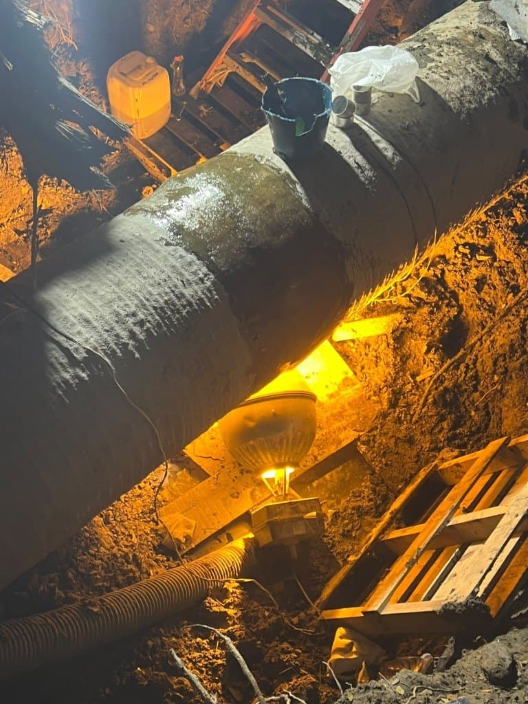 Reparación de tubería PRFV en Cali